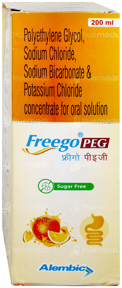 Freego Peg Orange Flavour Sugar Free Solution 200Ml
